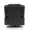 Recliner armchair with drop-down table and cupholders