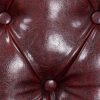 Antique style red leather sofa for living room decor