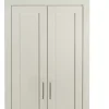 Highgate 2 door wardrobe in cream and oak finish