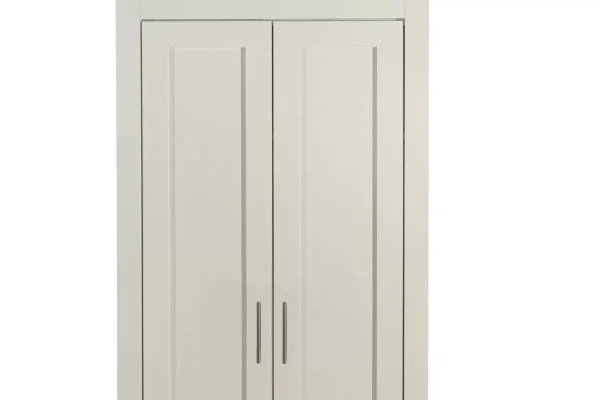 Highgate 2 door wardrobe in cream and oak finish