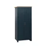 Highgate 2 door wardrobe navy blue and oak finish
