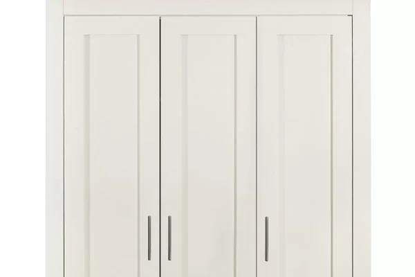 Farmhouse style Highgate wardrobe with silver handles