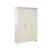 Highgate three door wardrobe with oak finish