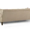 Large beige family sofa with classic English styling