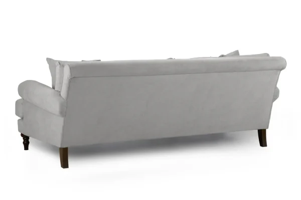 Summer Sofa Grey 4 Seater in modern living room setting