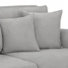 Spacious Summer Grey Sofa with deep cushions