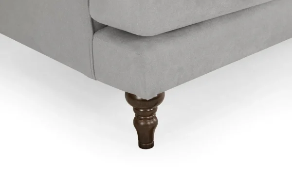 Spacious Summer Grey Sofa with deep cushions