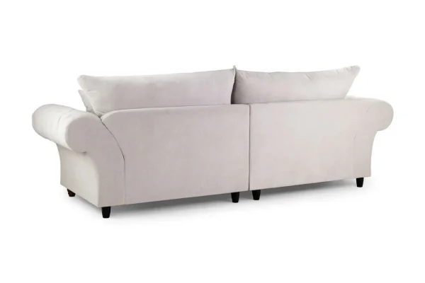 Windsor Fullback 4 Seater Sofa in Stone – back View