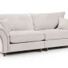 Windsor Fullback 4 Seater Sofa in Stone – Front View